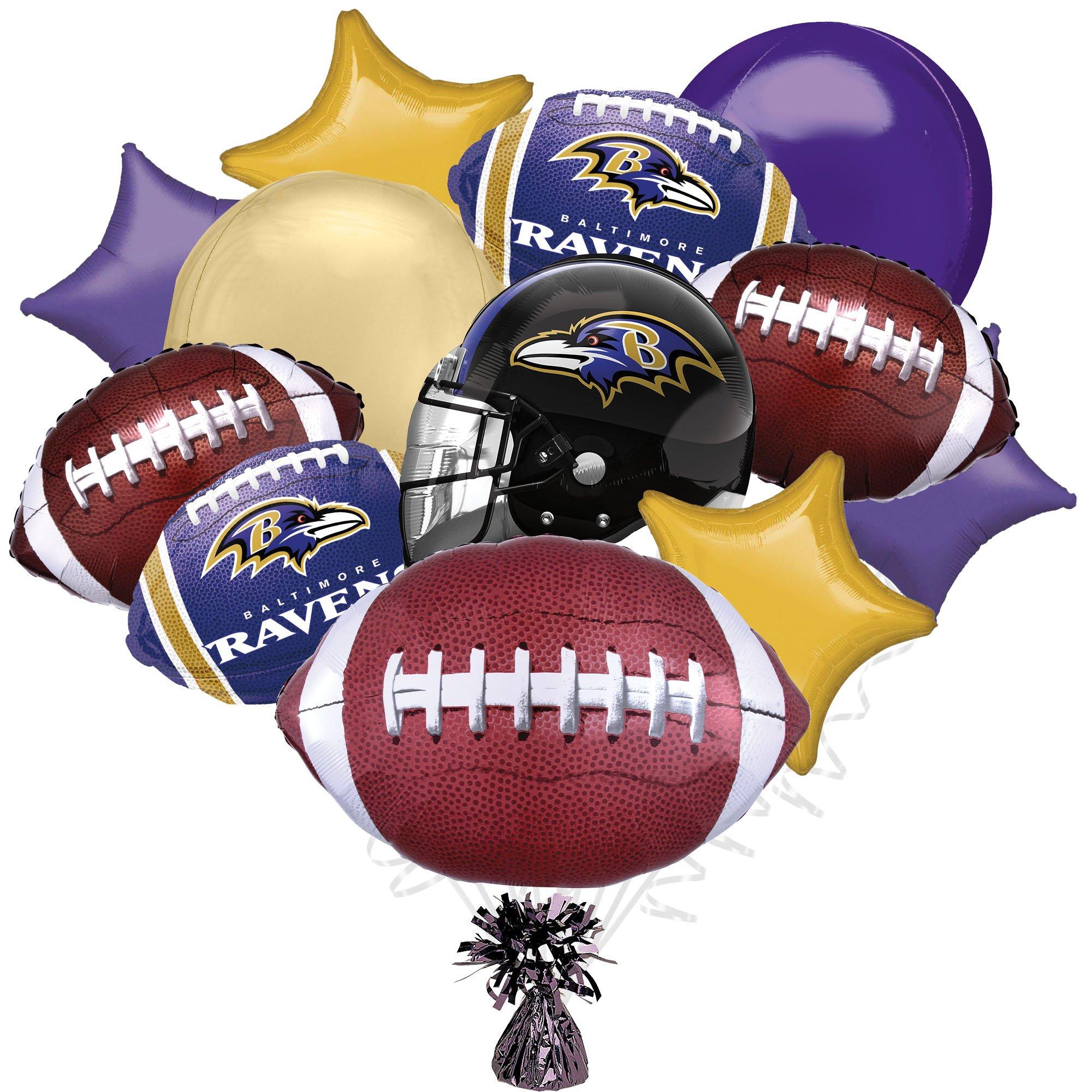 Baltimore Ravens Foil Balloon Bouquet